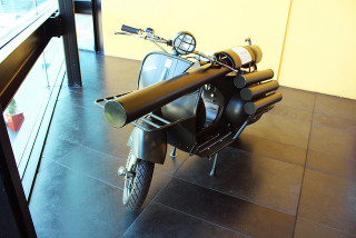 Illustration for article titled The Ten Weirdest Motorcycles Ever Made